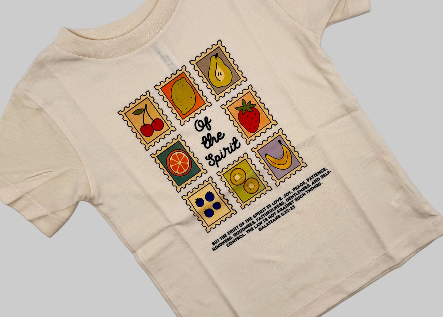 Children's t-shirt with Fruit of the Spirit design