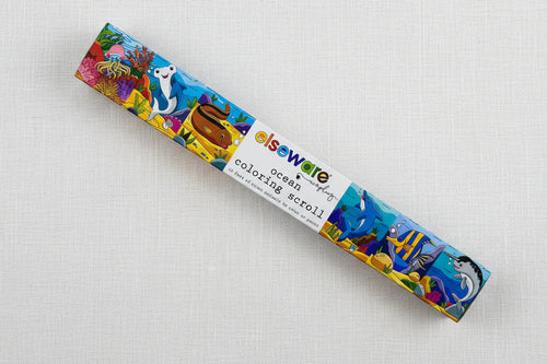Load image 1 in gallery view. Ocean coloring scroll 