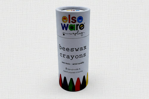 Load image 1 in gallery view. Canister of beeswax crayons 