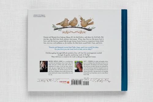Load image 1 in gallery view. Back cover of a book with text and illustrations 