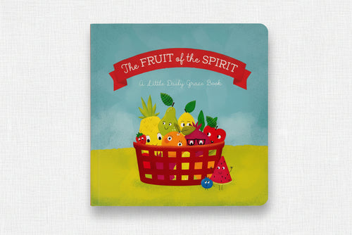 Load image 1 in gallery view. Children's book titled 'The Fruit of the Spirit' with colorful fruit illustration 