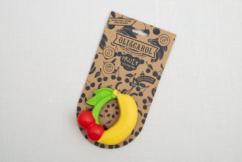 Load image 1 in gallery view. Fruit-shaped teething ring