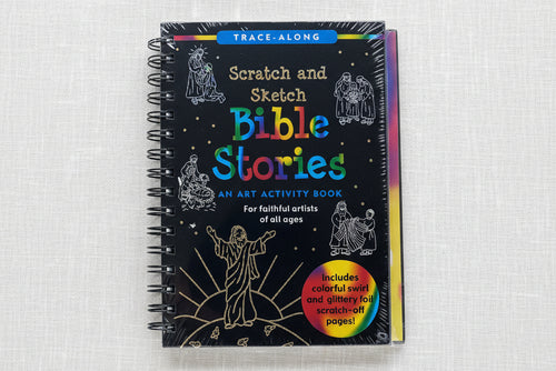 Load image 1 in gallery view. Scratch and Sketch Bible Stories activity book