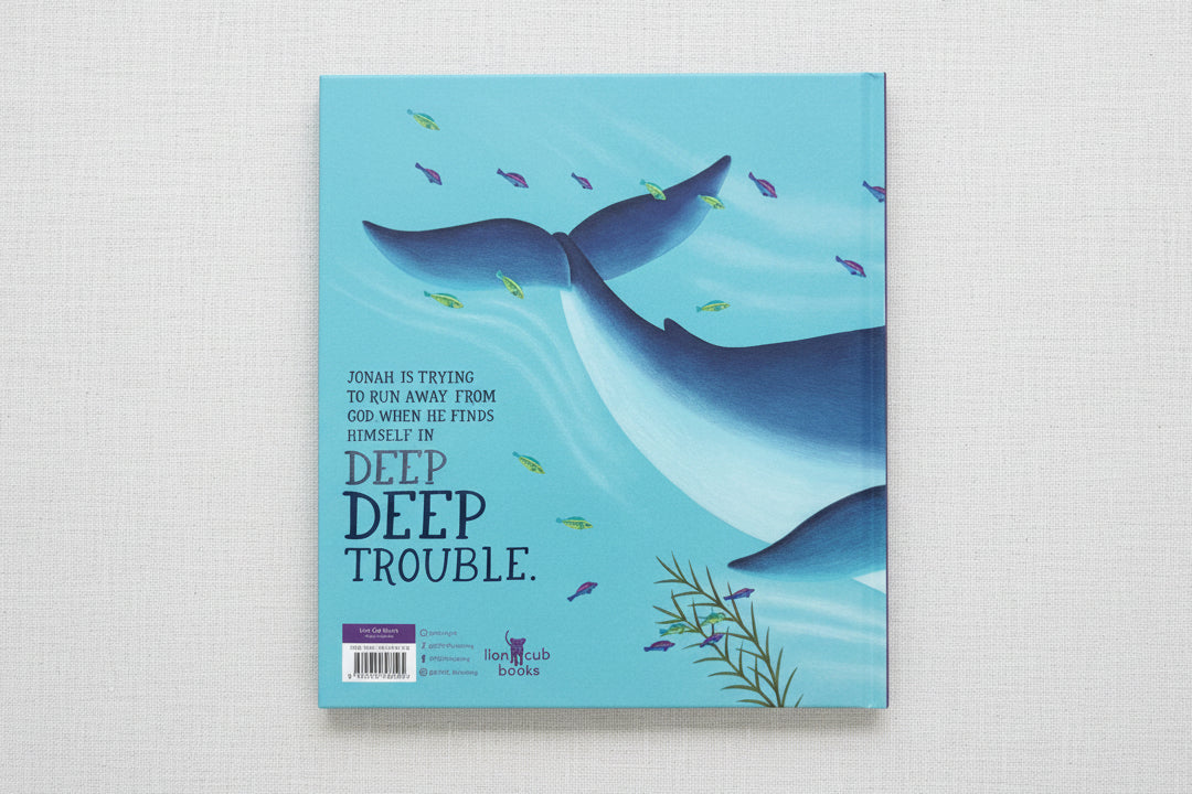 Book cover with a whale illustration and text 
