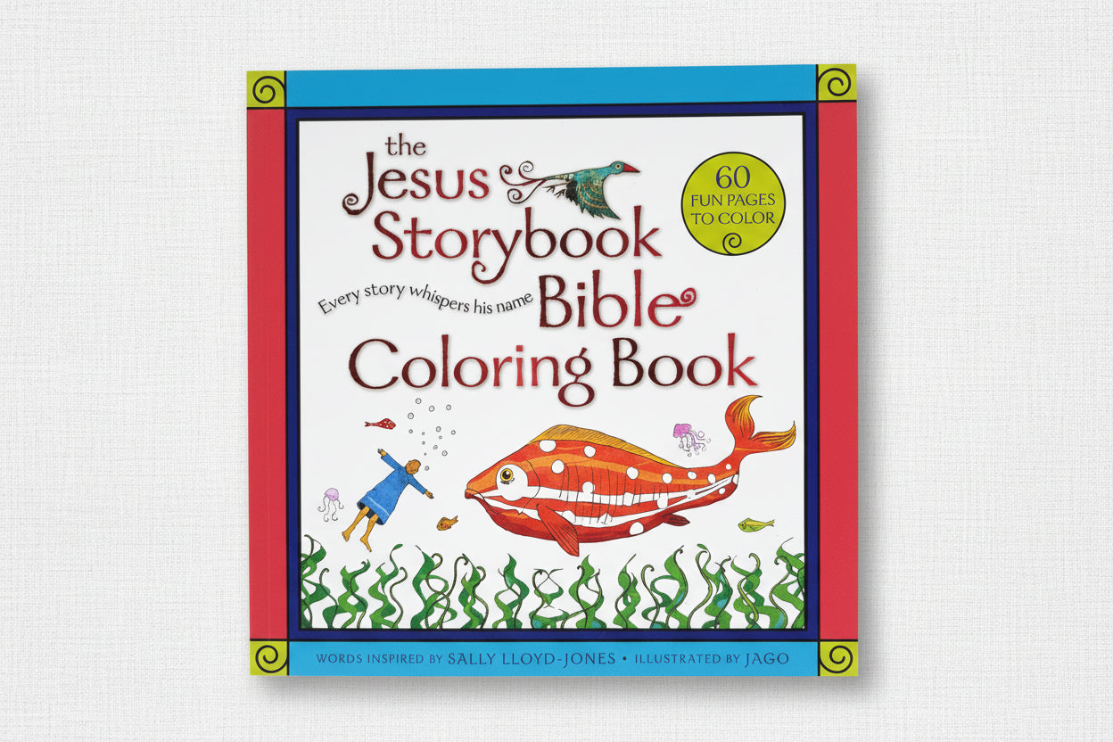Coloring book titled 'The Jesus Storybook Bible Coloring Book' 