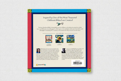 Load image 1 in gallery view. Back cover of a children's book with text and illustrations 